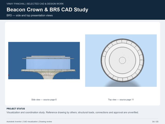 Beacon Crown & BR5 CAD Study – image 2 of 5