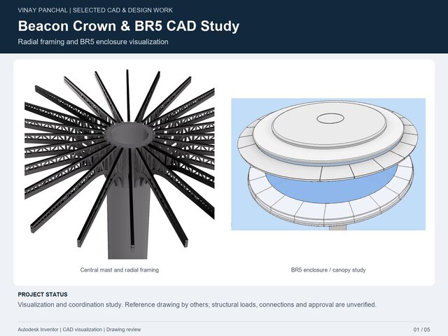 Beacon Crown & BR5 CAD Study – image 3 of 5