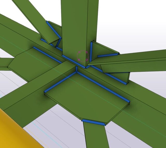 3D model of Steel Truss Structural Design