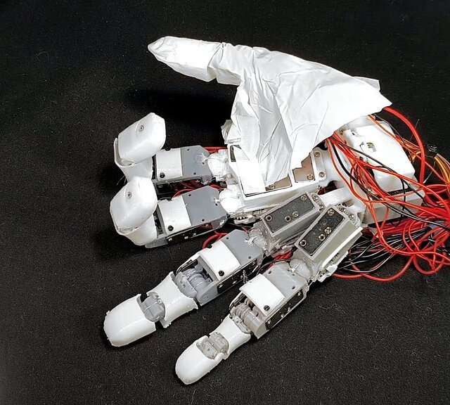 3D model of Anthropomorphic Human Hand - full motion