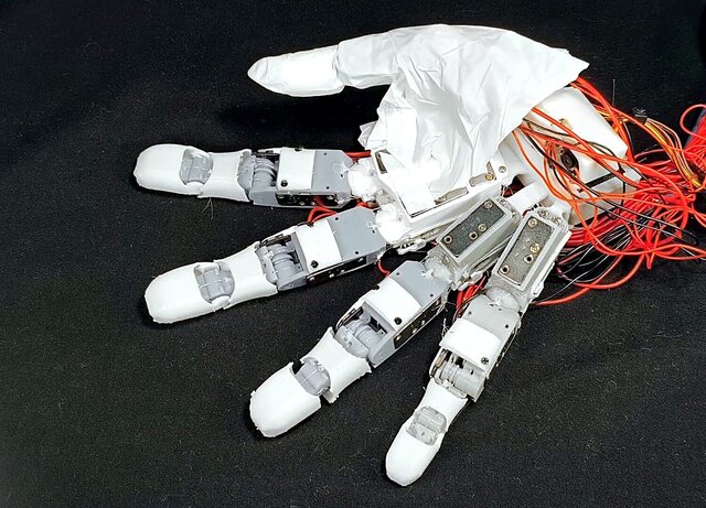 3D model of Anthropomorphic Human Hand - full motion