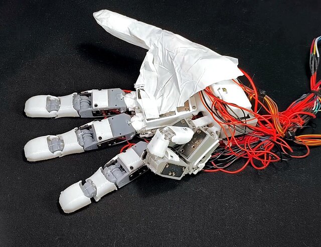 3D model of Anthropomorphic Human Hand - full motion