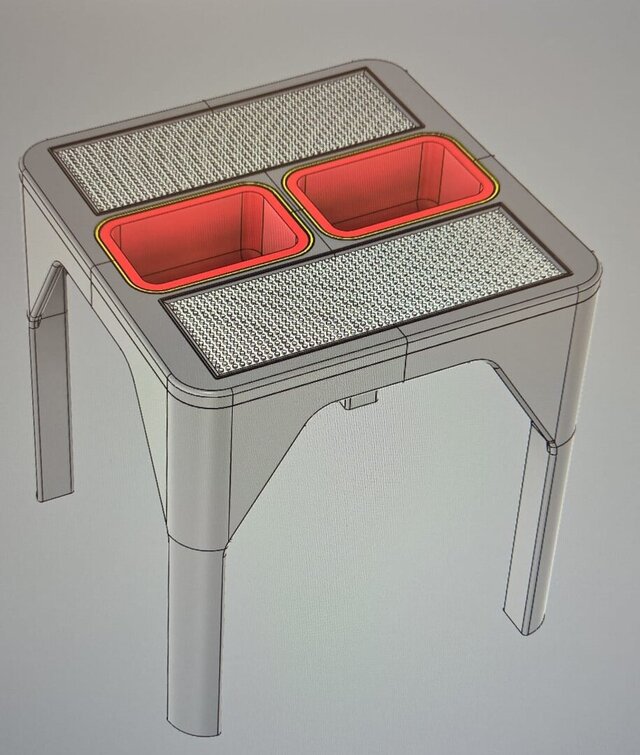 Kids LEGO Table _ 3d printed - download free 3D model by LYNXA3D - Cad ...