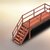 Industrial Steel Staircase & Platform Assembly