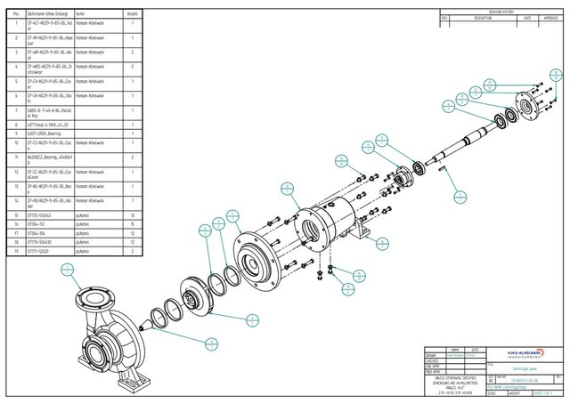 3D model of Centrifugal Pump Design | Full Hydraulic Calculation & 3D Modeling