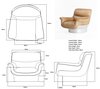 3D Modeling & Technical CAD Drawings - Lounge Chair design by fouedsouaf