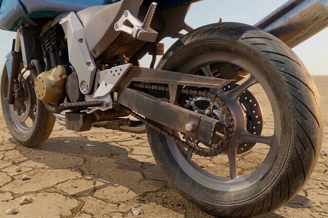 Kawasaki motorcycle built for client