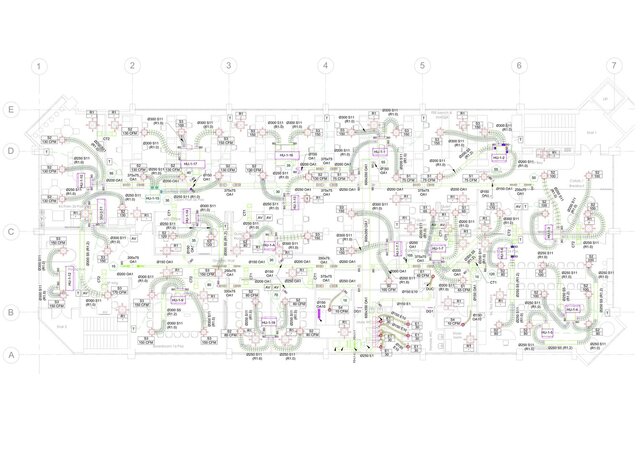 HVAC Ductwork Layout - Office Fit-Out (FCUs, CFM & Duct Sizes) – image 4 of 4