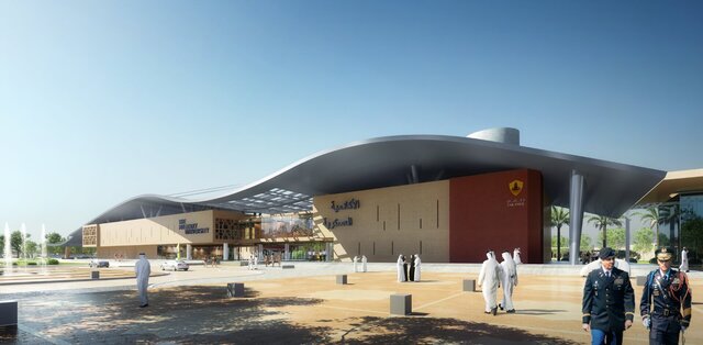 3D model of Rendering of outdoor architecture