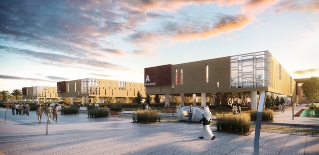 3D model of Rendering of outdoor architecture