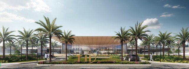 3D model of Rendering of outdoor architecture