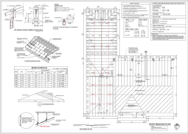 Residential Roof Plan Permit Drawing Package – Miami Dade, Florida