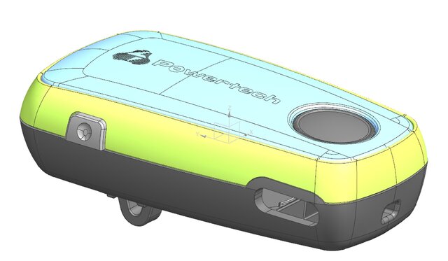 3D model of Bluetooth Headset Electronics Enclosure Design