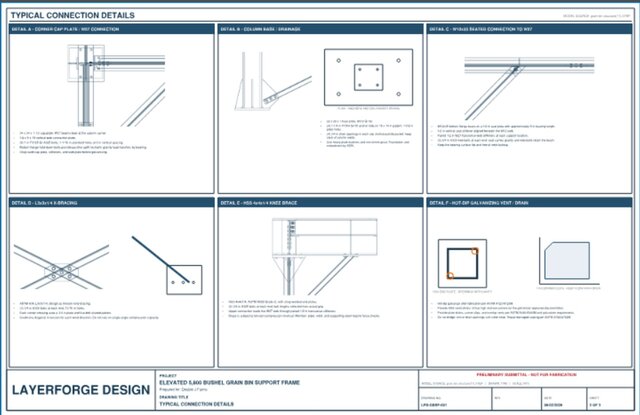 3D model of Bolt-Together Structural Support Frame – SolidWorks Design