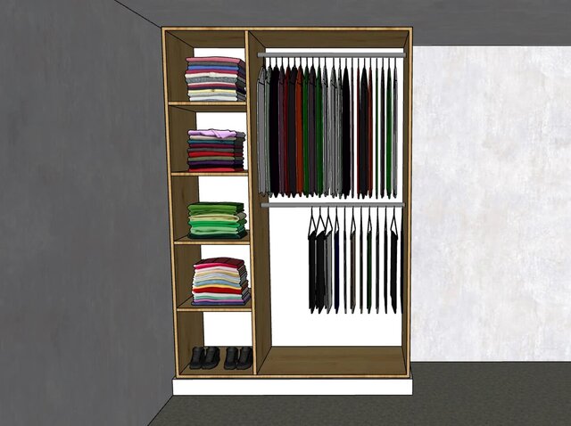 3D model of Wardrobes