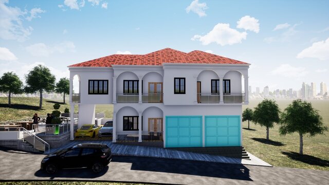 3D model of Residential building