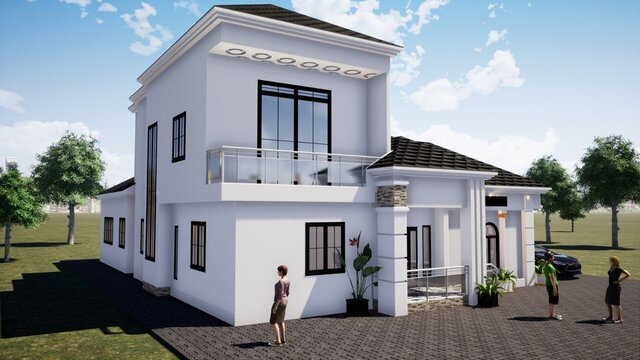 3D model of Residential building