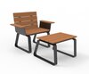 Modular Urban Furniture Suite: Integrated Seating, Waste Management & Lighting design by pratheepg