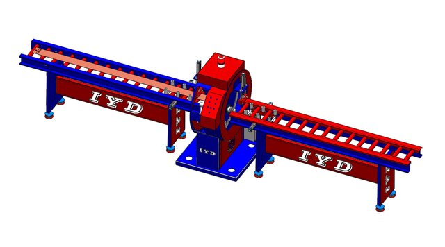 3D model of PTFE Insulation Wrapping Machine for Copper Busbars
