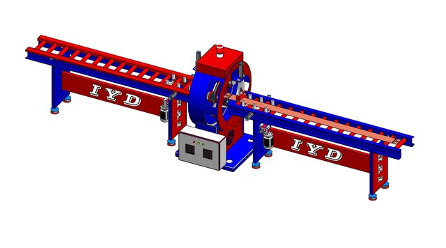 3D model of PTFE Insulation Wrapping Machine for Copper Busbars