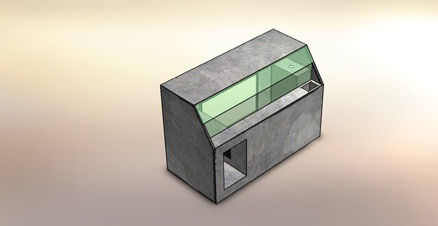 3D model of Electro-Hydraulic Servo Oil Source Control Console (EH-SCC)