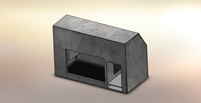 3D model of Electro-Hydraulic Servo Oil Source Control Console (EH-SCC)