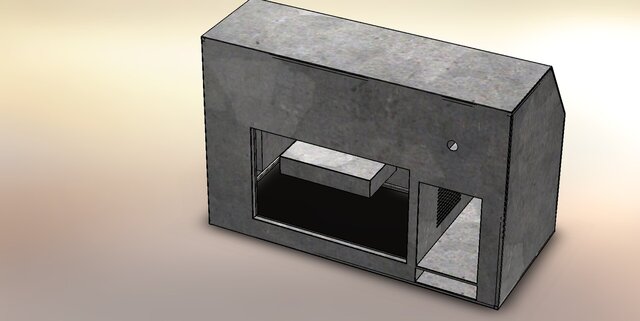3D model of Electro-Hydraulic Servo Oil Source Control Console (EH-SCC)