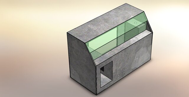 3D model of Electro-Hydraulic Servo Oil Source Control Console (EH-SCC)