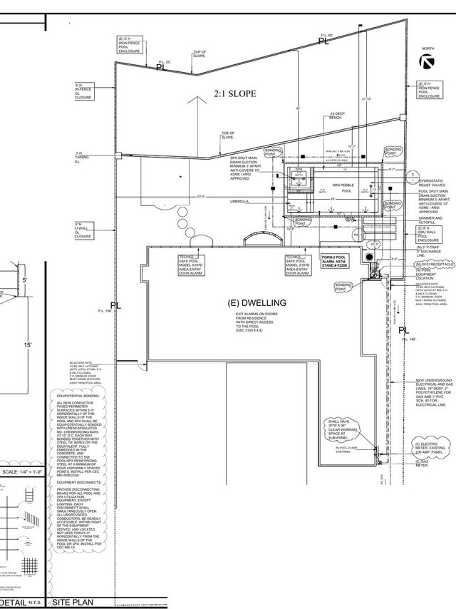 Hillside Residential Pool & Spa Permit Plans | Laguna Niguel