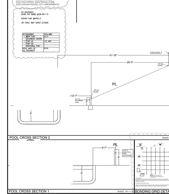 3D model of Hillside Residential Pool & Spa Permit Plans | Laguna Niguel