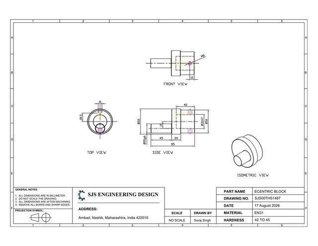 Ecentric Block