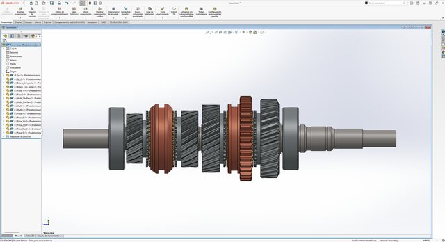 3D Modeling & Assembly of an Automotive Transmission