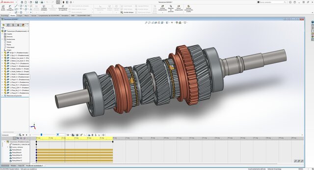 3D model of 3D Modeling & Assembly of an Automotive Transmission