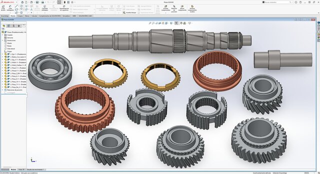 3D model of 3D Modeling & Assembly of an Automotive Transmission