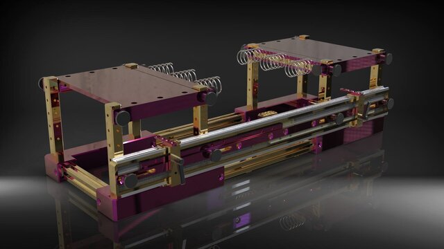 3D model of Tray Handling Automation System