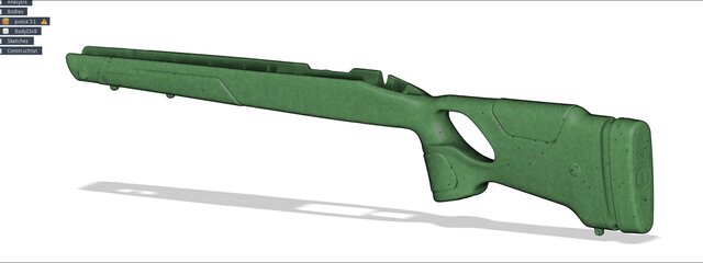 3D model of Rifle reverse engineering