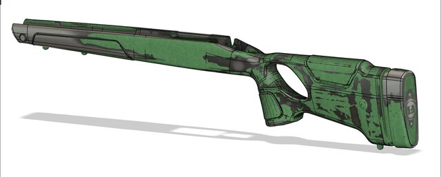 3D model of Rifle reverse engineering