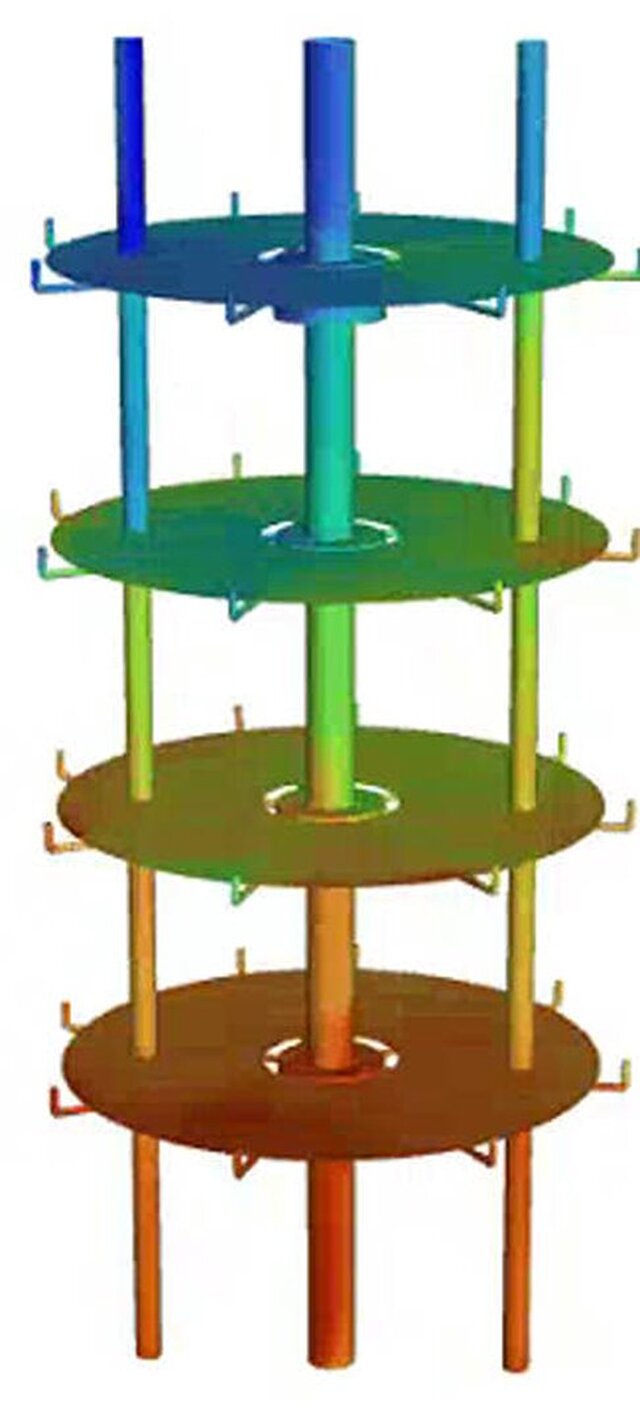 3D model of Thermal & CFD Simulation Analysis of an Oil-Jacketed Curing Reactor