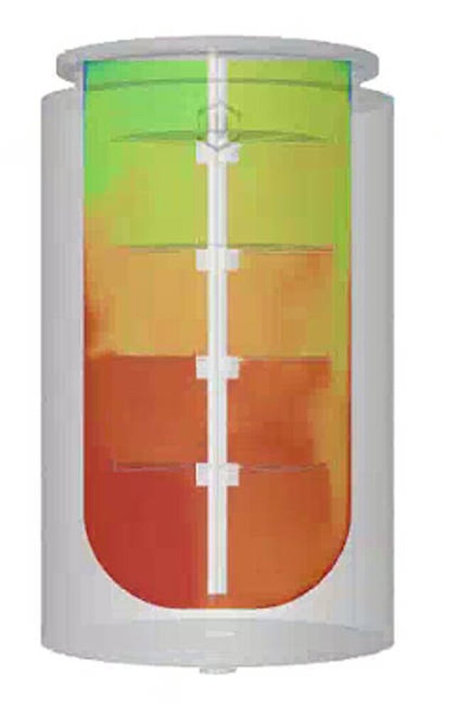 3D model of Thermal & CFD Simulation Analysis of an Oil-Jacketed Curing Reactor