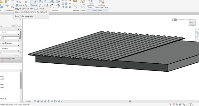 3D model of creat-roof-family