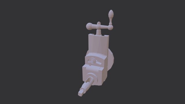 3D model of Shaper Tool Head Assembly In SolidWorks
