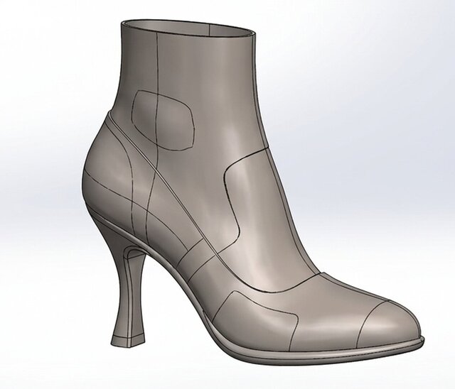 3D model of Women's Footwear CAD Engineer | 3D Modeling & Product Design
