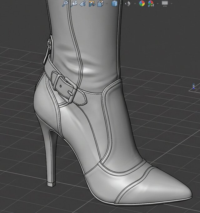 3D model of Women's Footwear CAD Engineer | 3D Modeling & Product Design