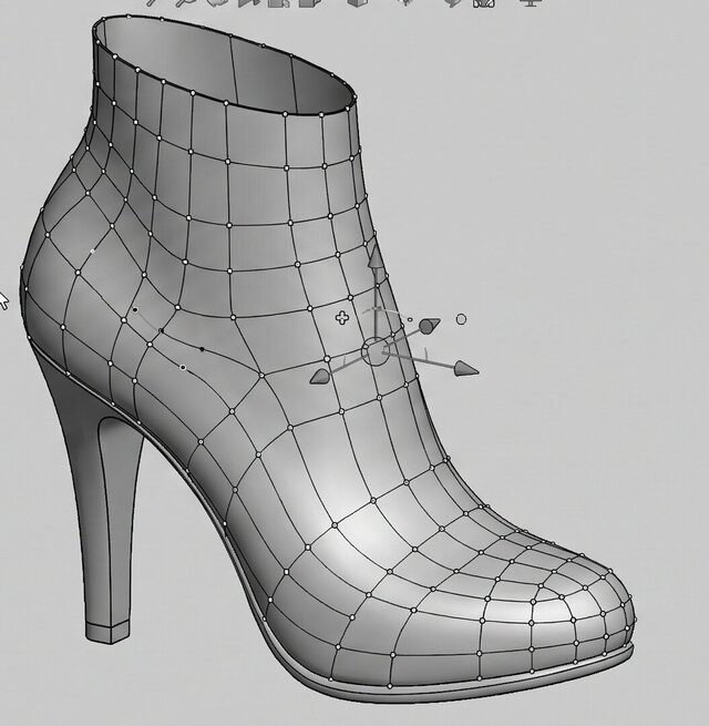 3D model of Women's Footwear CAD Engineer | 3D Modeling & Product Design