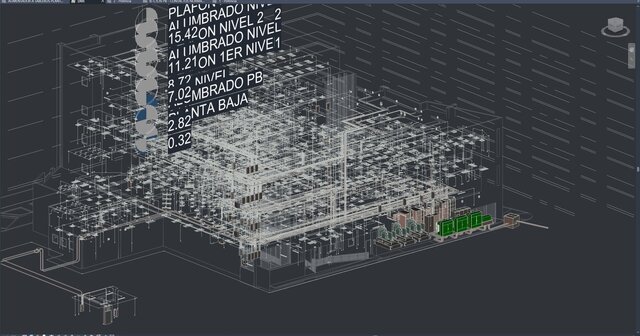 3D model of Electrical Engineering Portfolio — Solar PV, Power System Studies & BIM