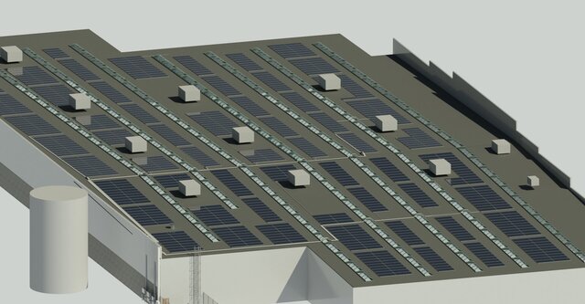 3D model of Electrical Engineering Portfolio — Solar PV, Power System Studies & BIM