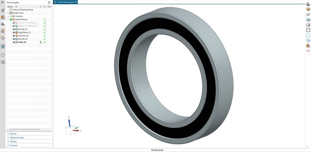 3D model of 13. Front Hub Bearing