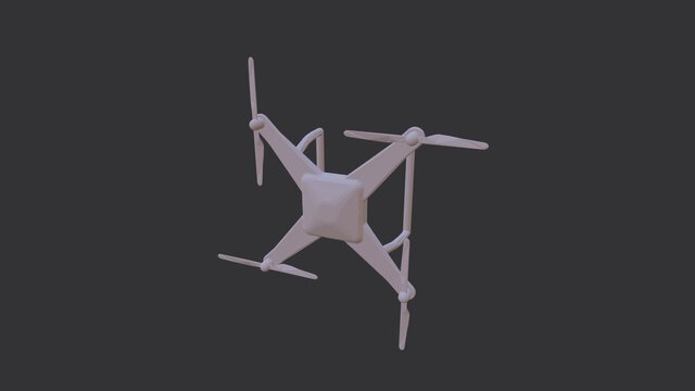 3D model of Quadcopter Design & Hover Performance Analysis