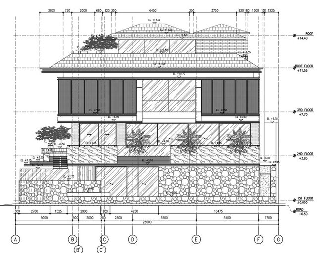 Residential Elevation Drawings & Facade Design (AutoCAD) – image 3 of 3