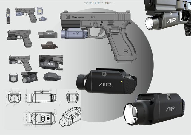3D model of Industrial Product design portfolio